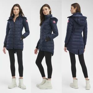 Canada Goose Ellison Down Jacket Admiral Navy Feather Light Packable Size XS